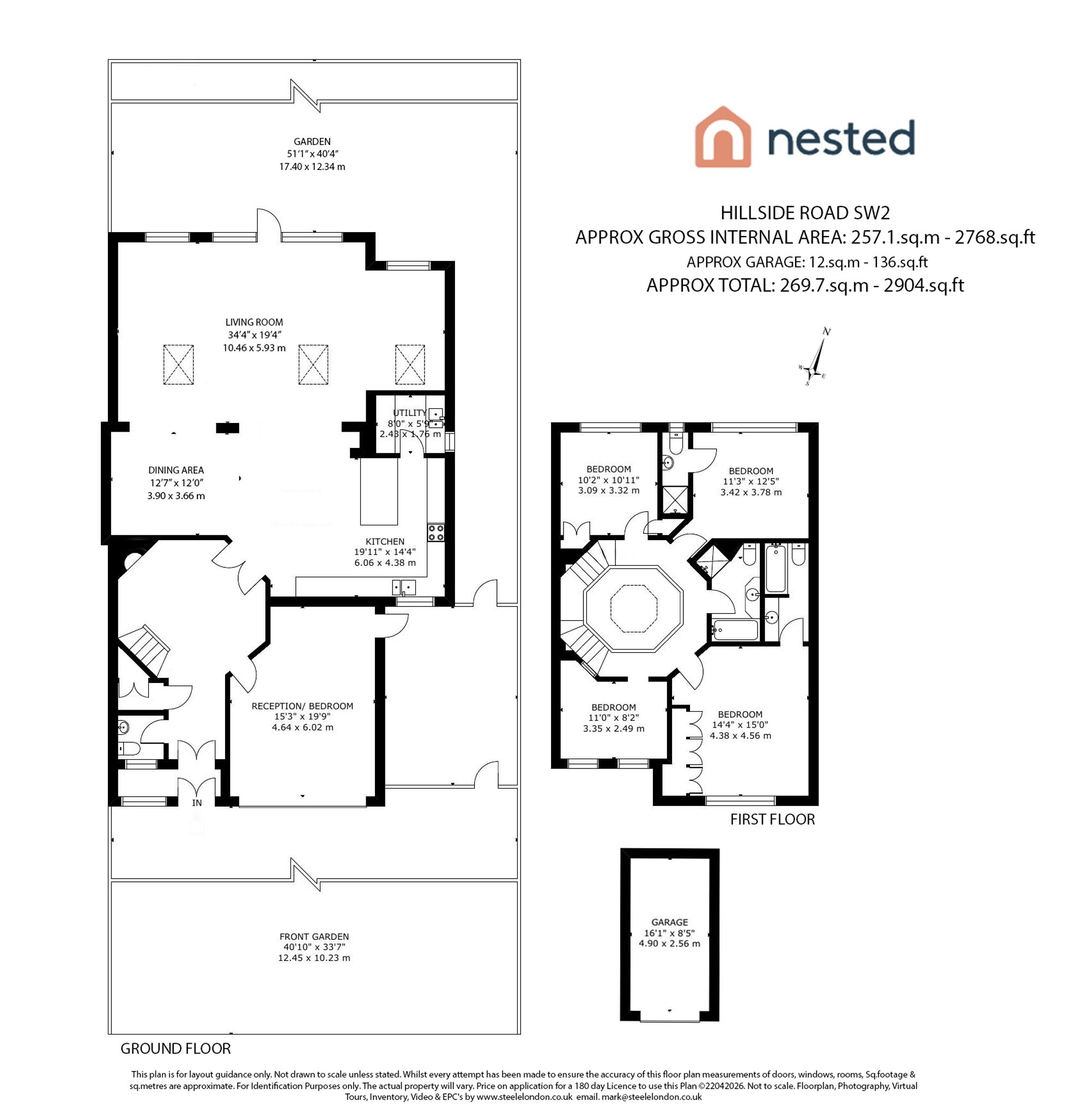Hill View Hillside Road, London floorplan