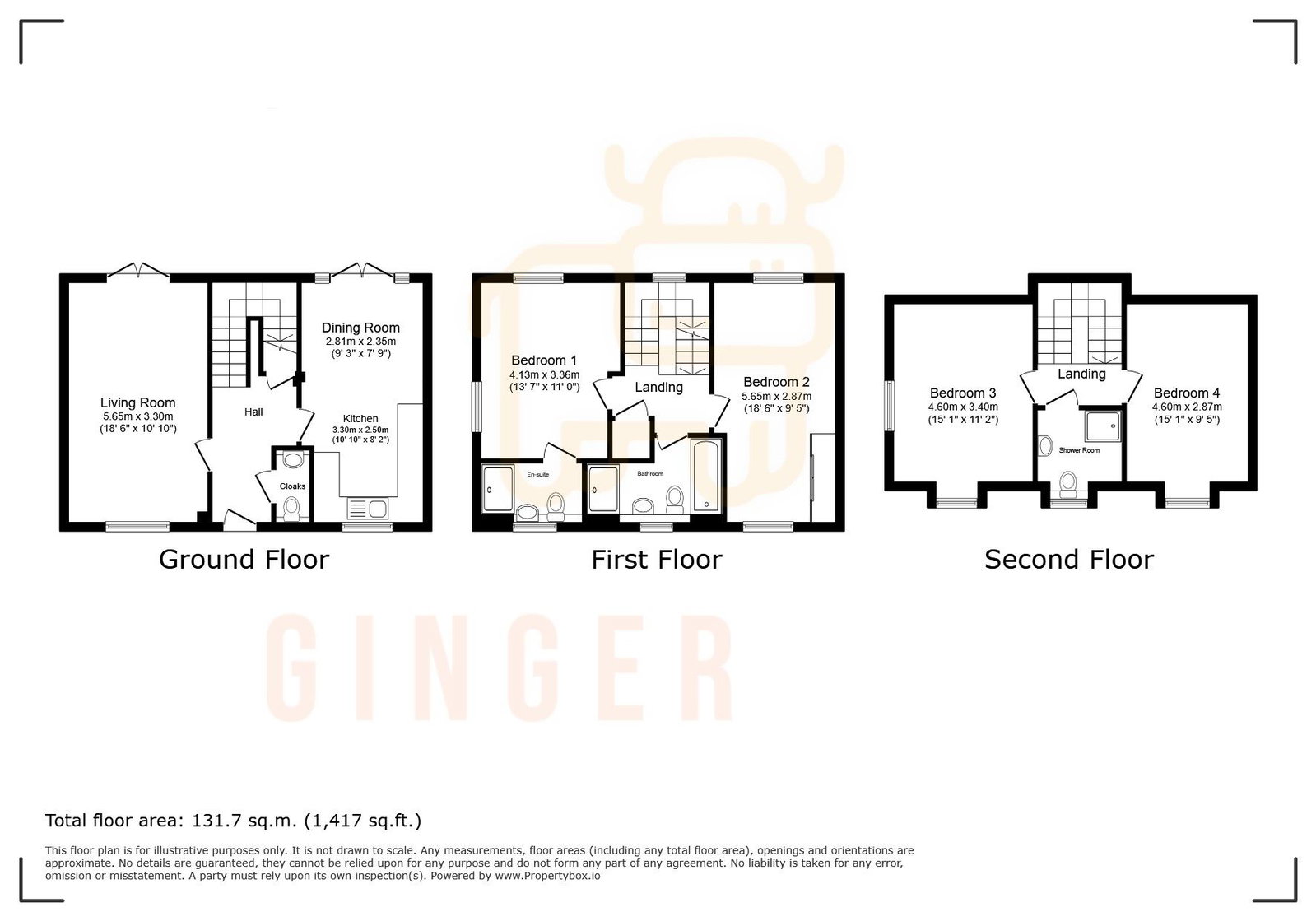 120, Meadow Road, Wixams floorplan