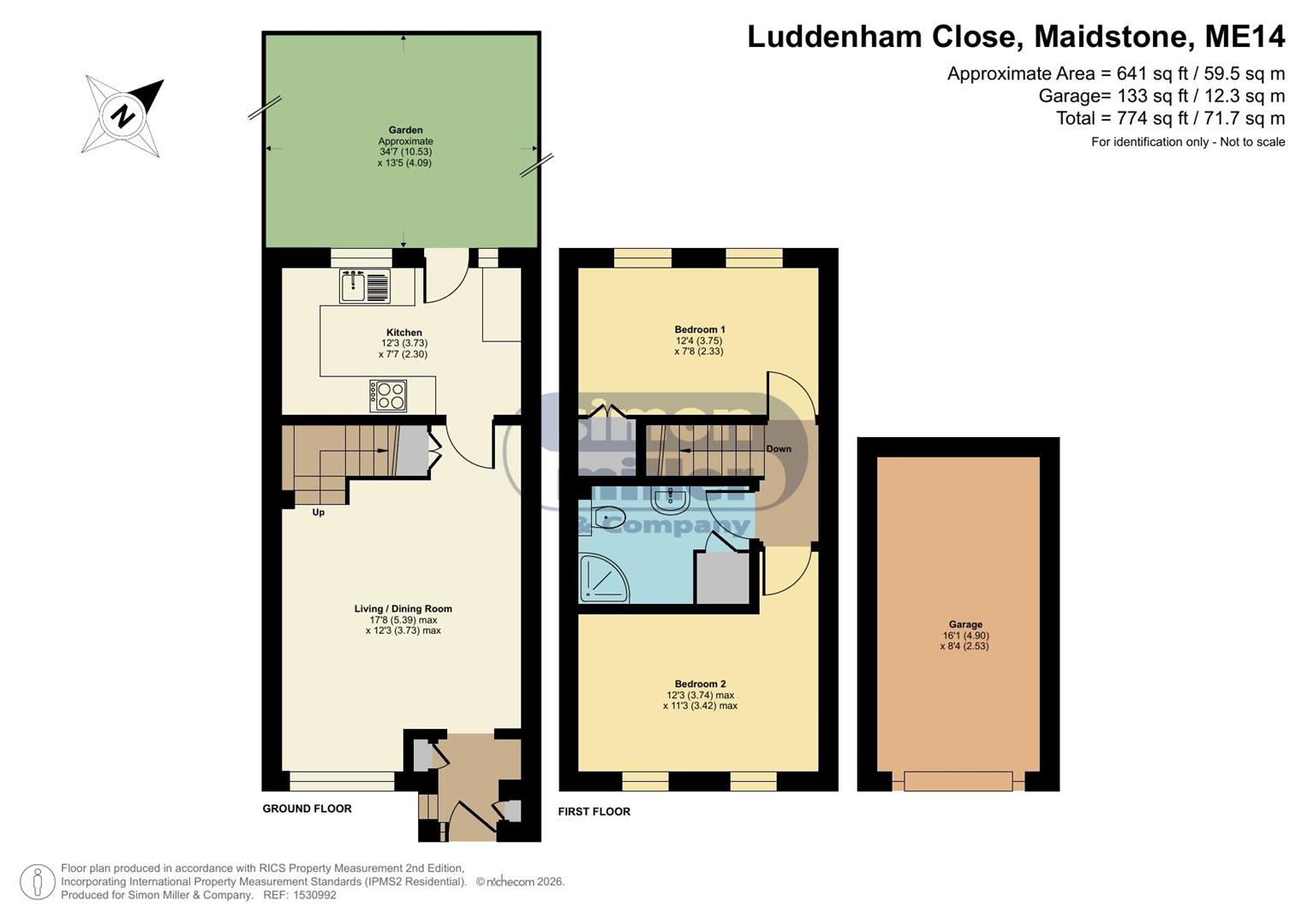 Luddenham Close, Maidstone floorplan