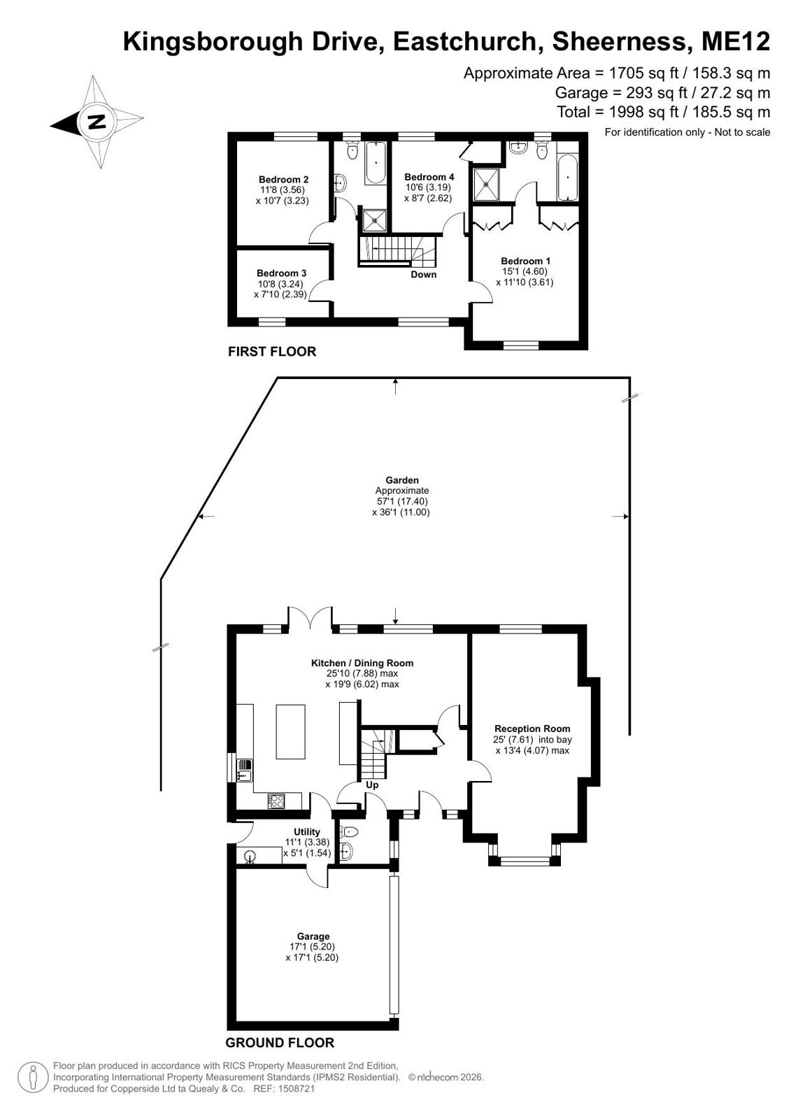 17, Kingsborough Drive, Sheerness floorplan