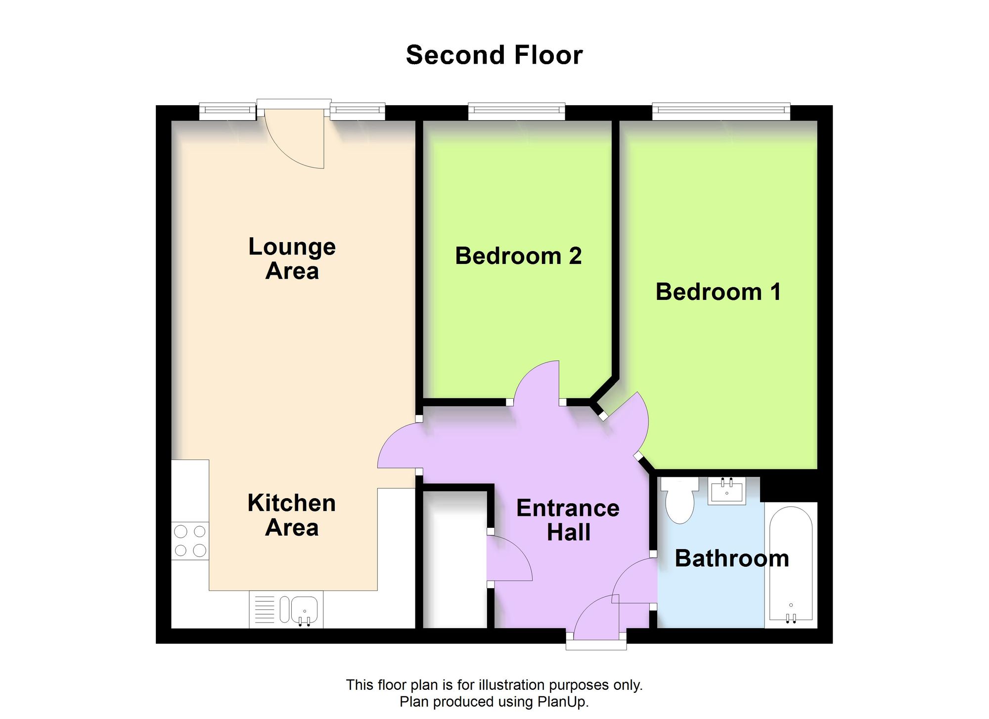 Lonsdale, Wolverton MK12, 2 bedroom flat for sale 64329092