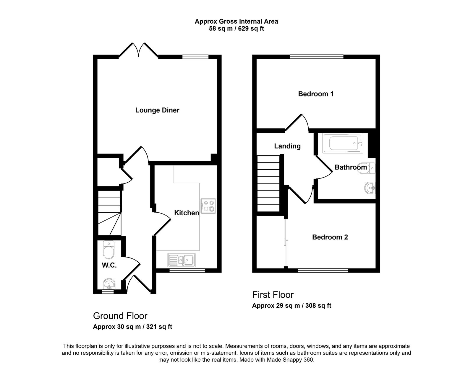 104, Marshall Crescent, Stourbridge floorplan