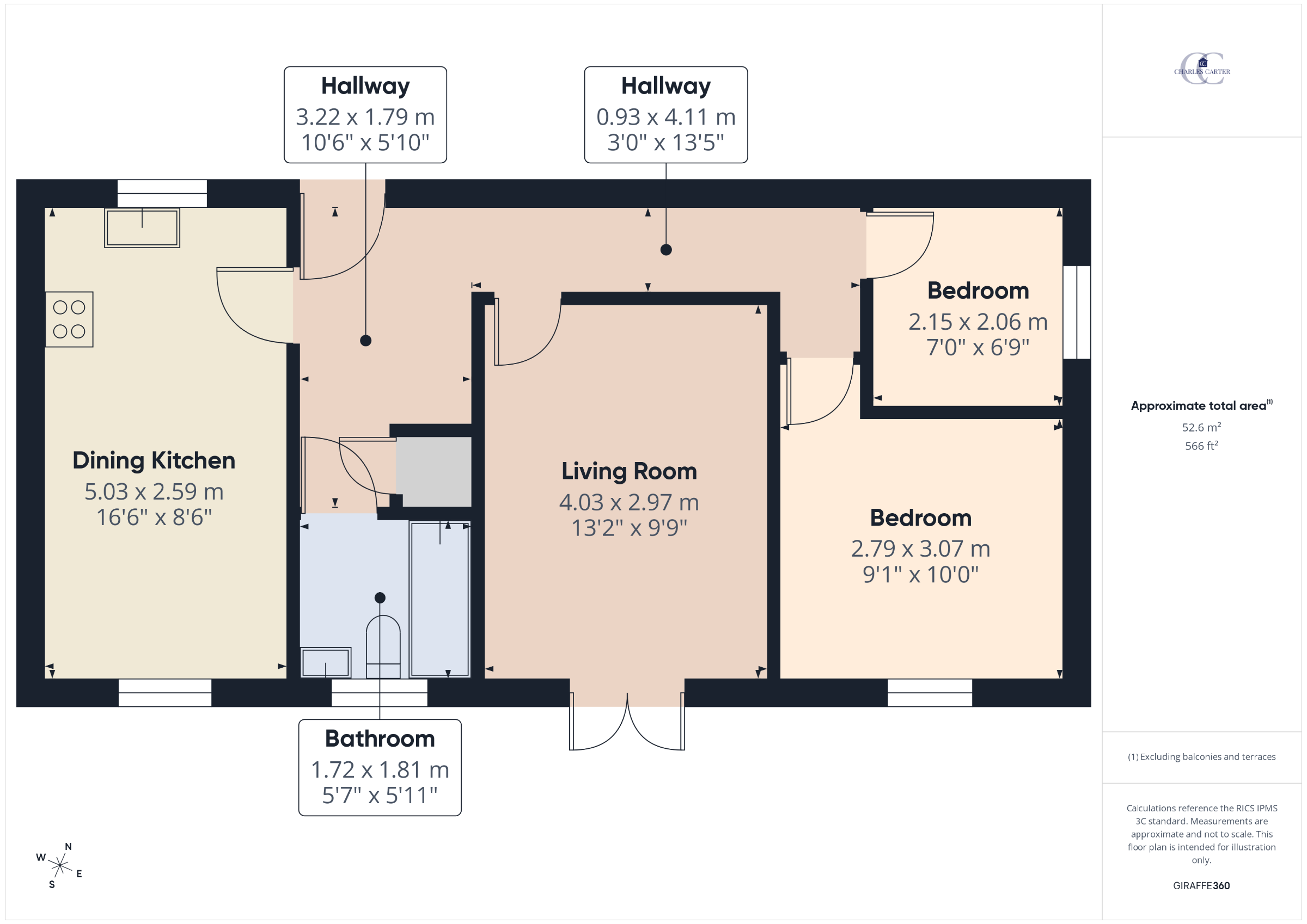 Flat 8, Worcester floorplan