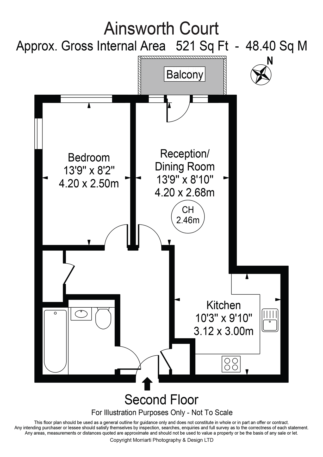 16, Ainsworth Court, London floorplan