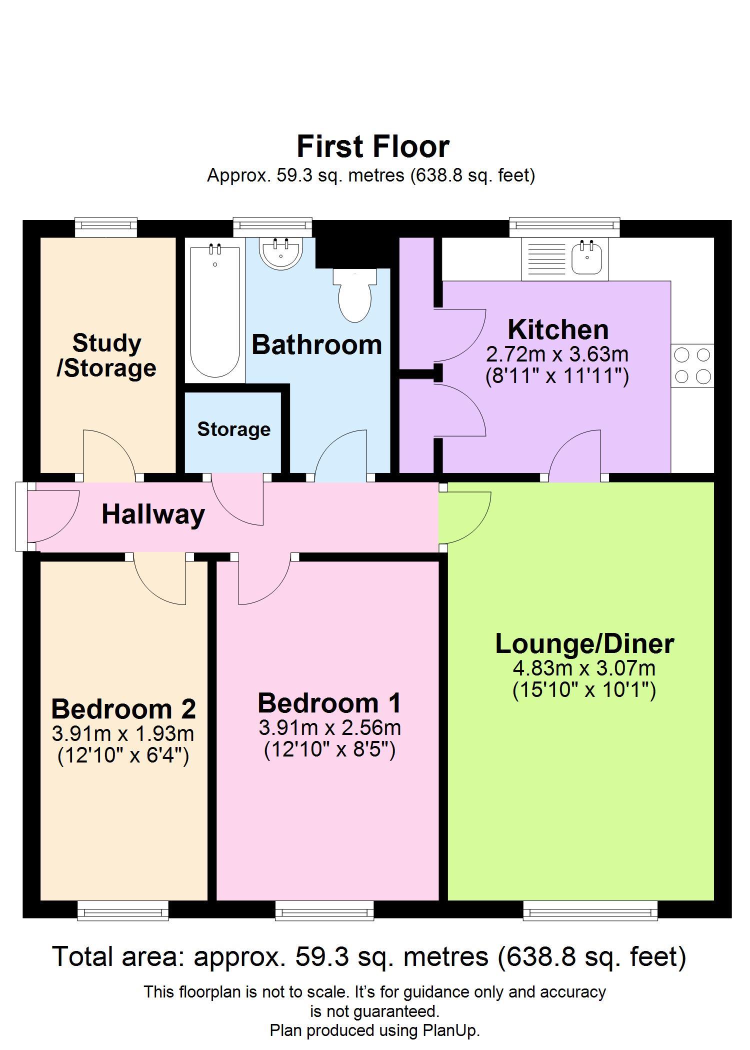 2 Bedrooms Flat for sale in Medway Road, Hemel Hempstead HP2