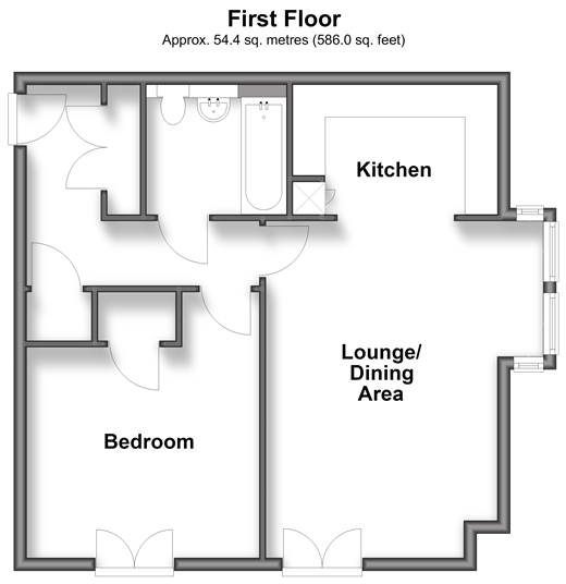 Newcomen Lane, Rochester floorplan