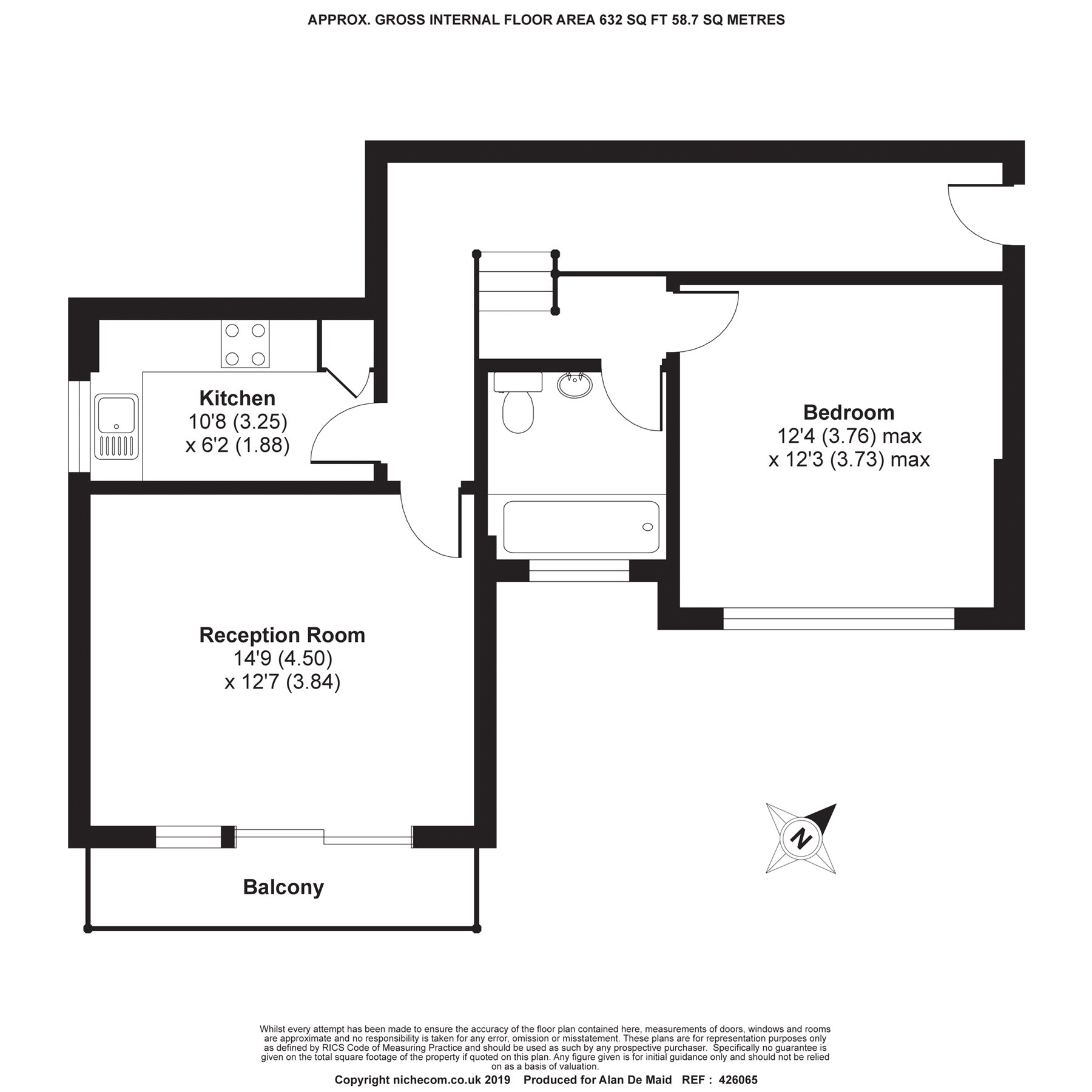 1 Bedrooms Flat for sale in Elizabeth Court, 19 Highland Road, Bromley BR1