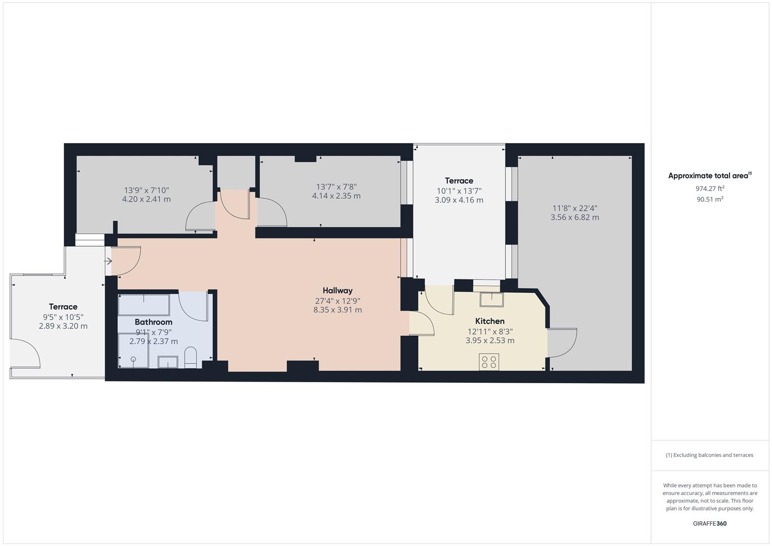 Flat 7, 87, Marine Parade, Brighton floorplan