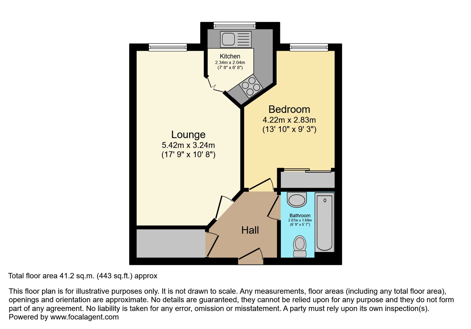 25, Trinity Court (Rugby), Rugby floorplan