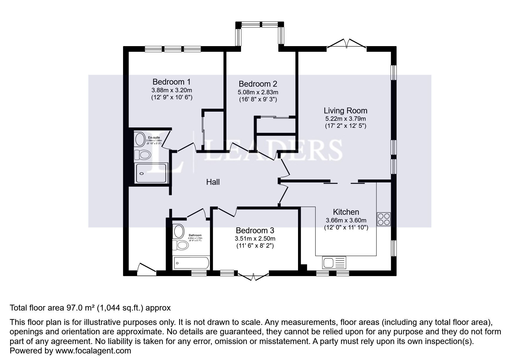 Flat 2, Saffron House, Sutton floorplan