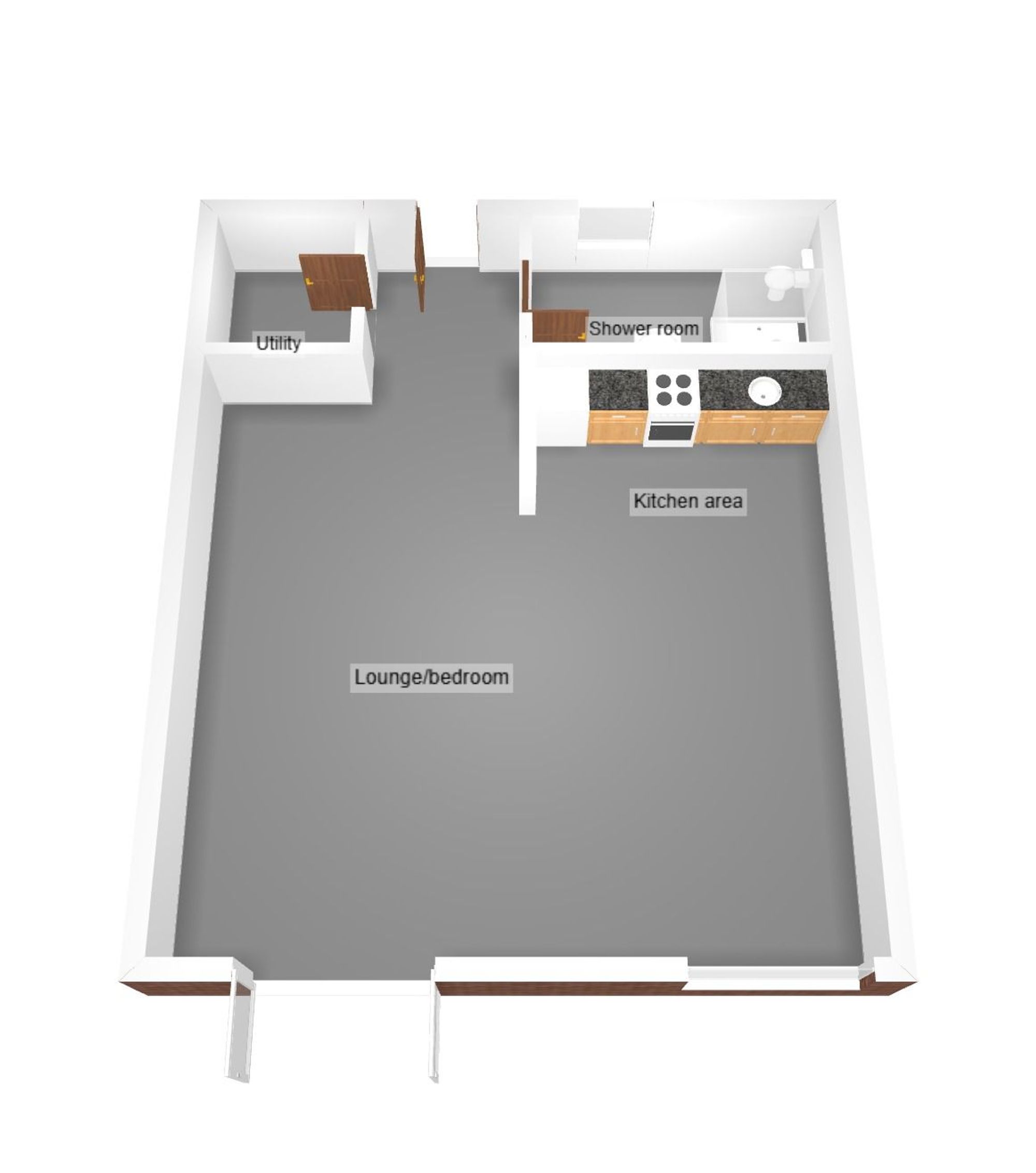 271 Longacres, Bridgend floorplan