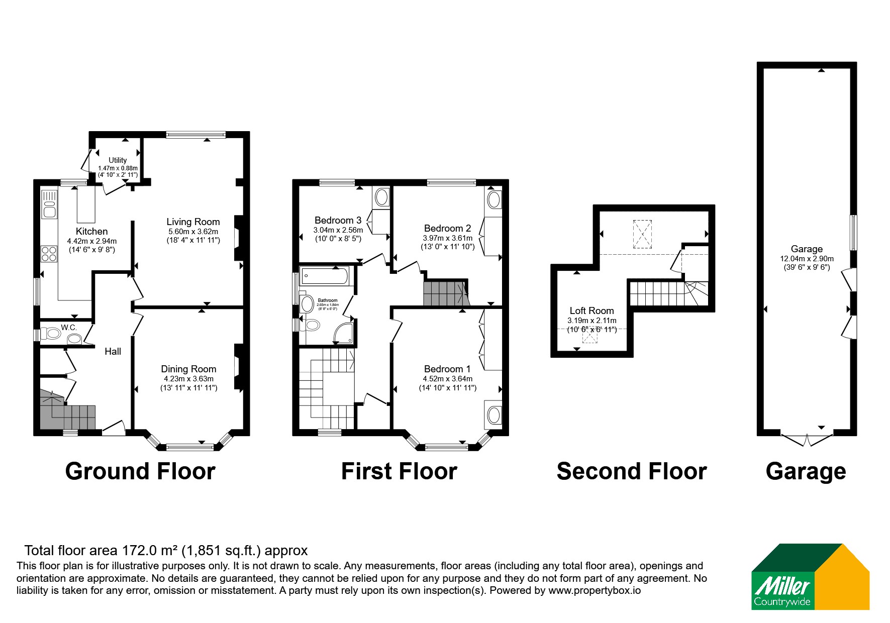 61, Henver Road, Cornwall floorplan