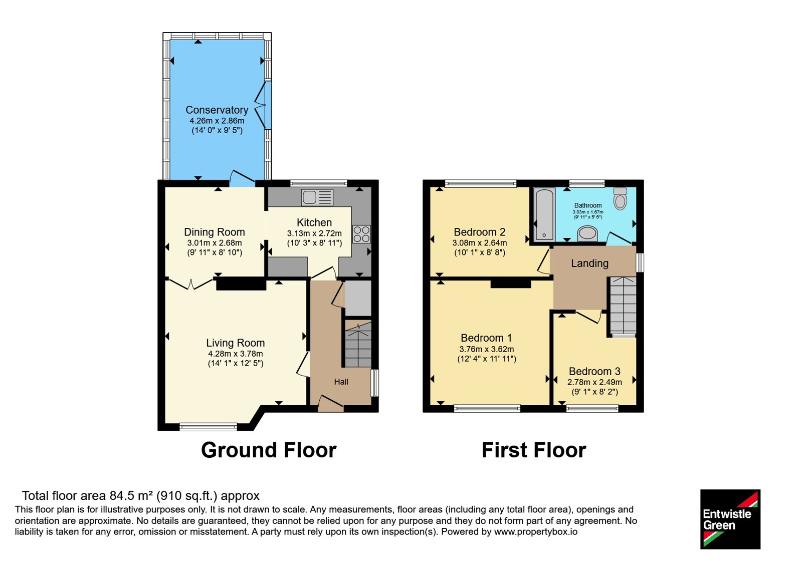 74, Leamington Avenue, Lancashire floorplan