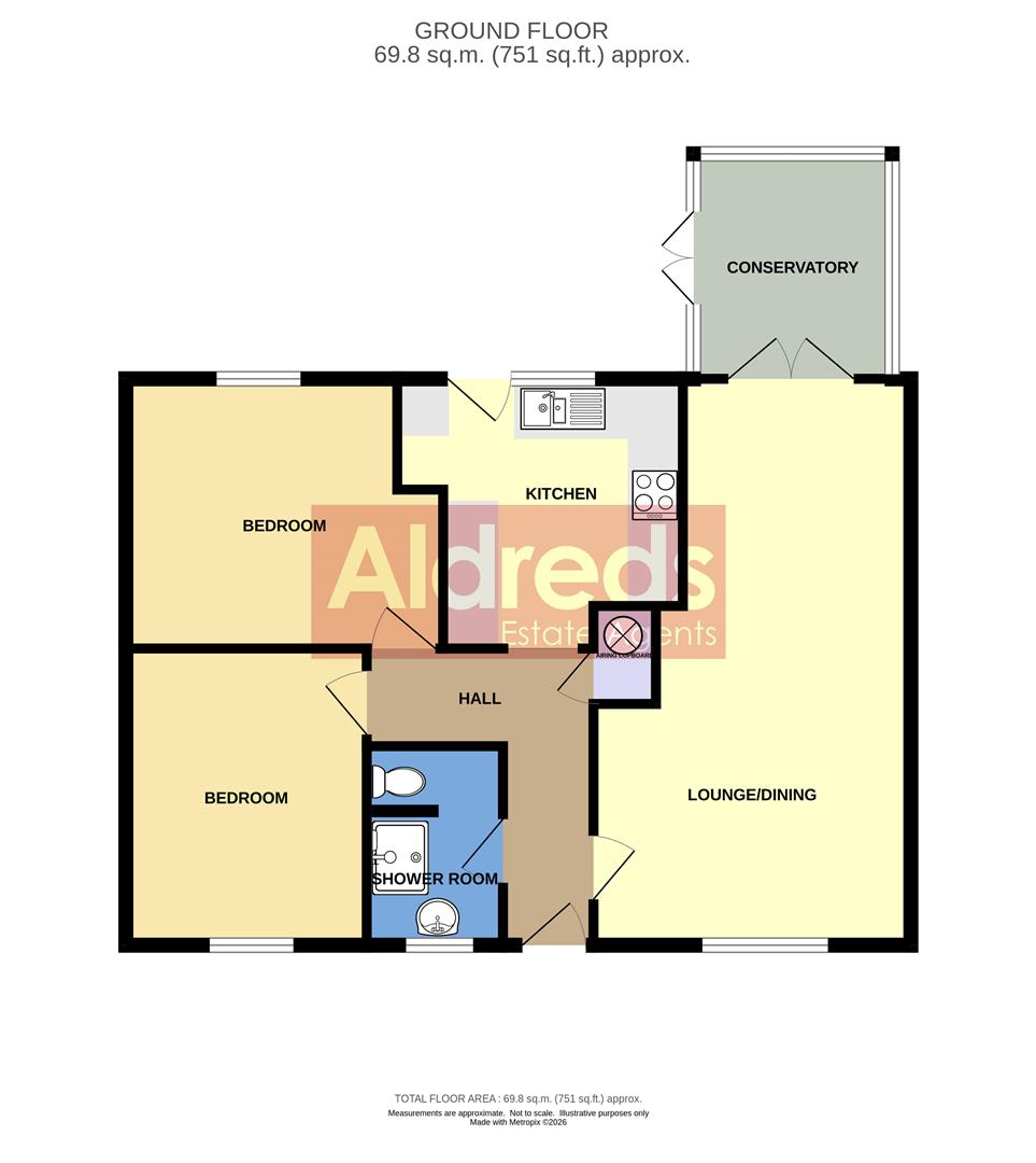 3, St. Benets Close, Norwich floorplan