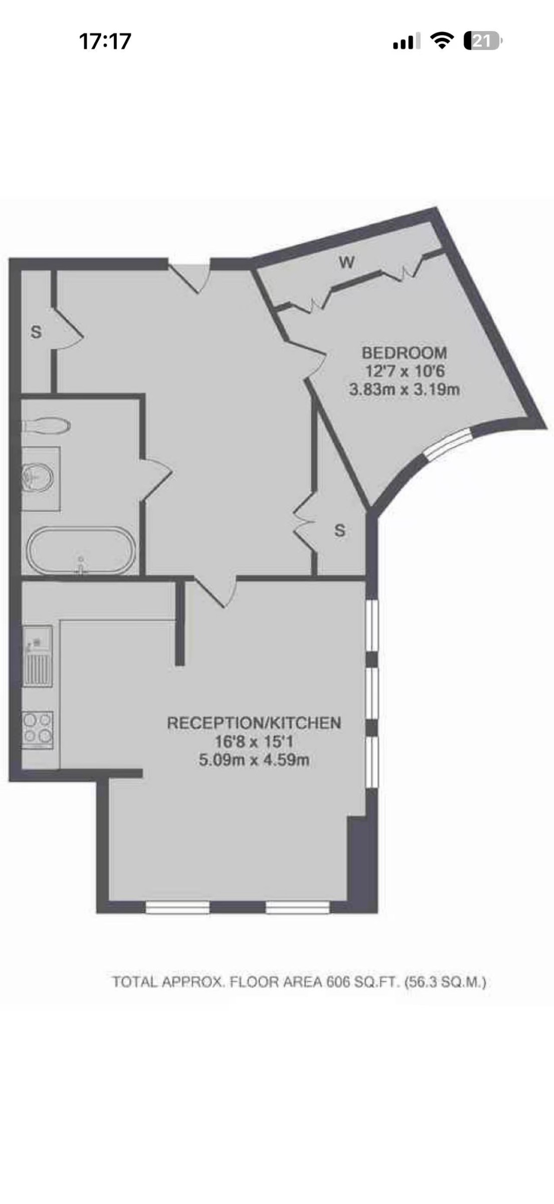 Apartment 4, Cleland House, London floorplan