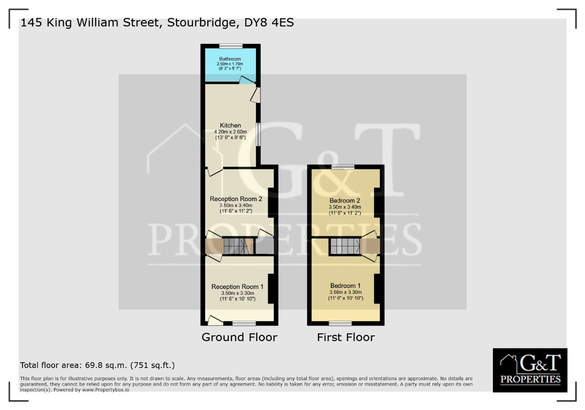 145 King William Street, Stourbridge floorplan
