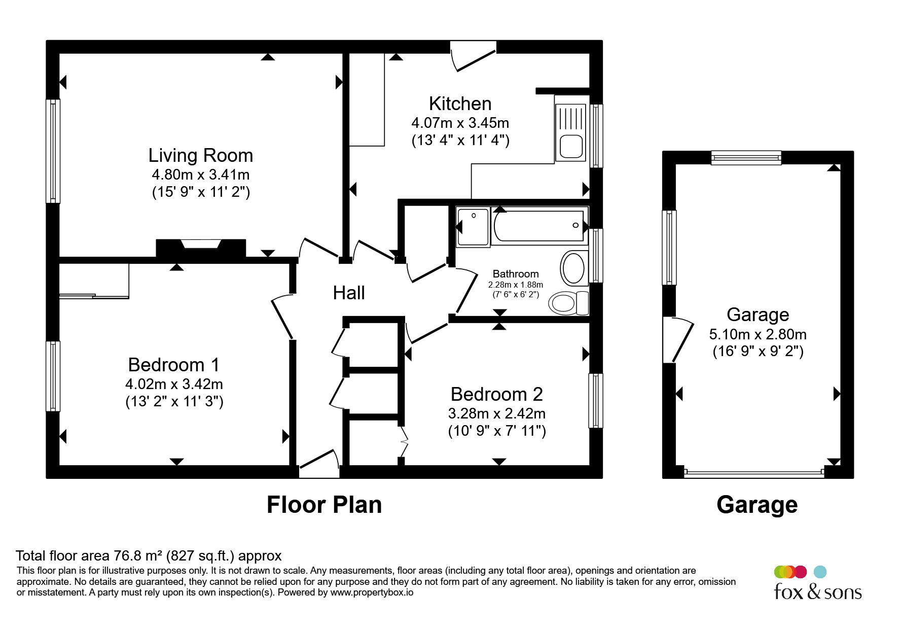 9, Fenway Close, Dorchester floorplan