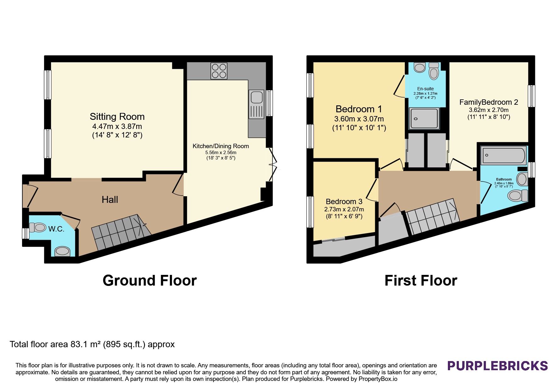 73, Victory Avenue, Great Yarmouth floorplan