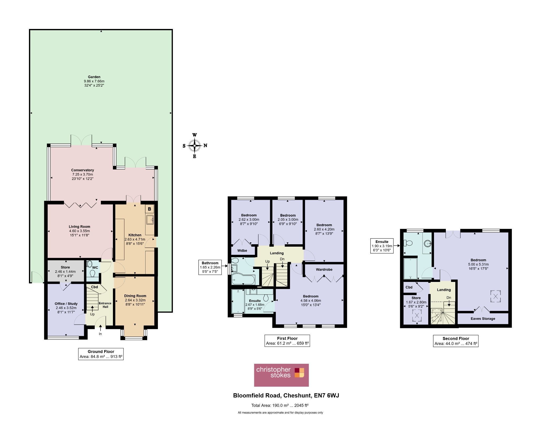 14 Bloomfield Road, Cheshunt, Hertfordshire floorplan