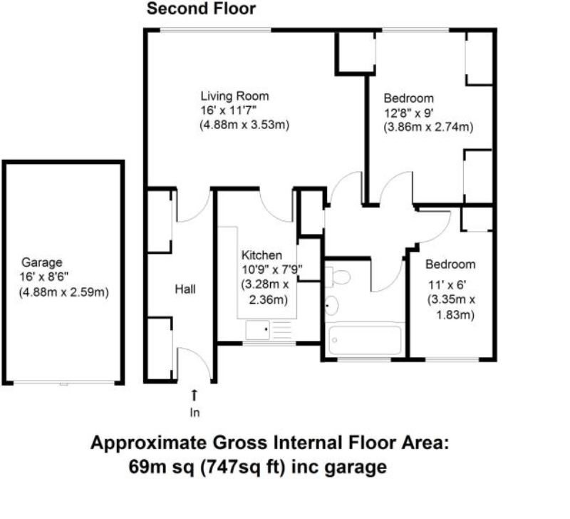 2 Bedrooms Flat to rent in Berkeley Court, Weybridge KT13