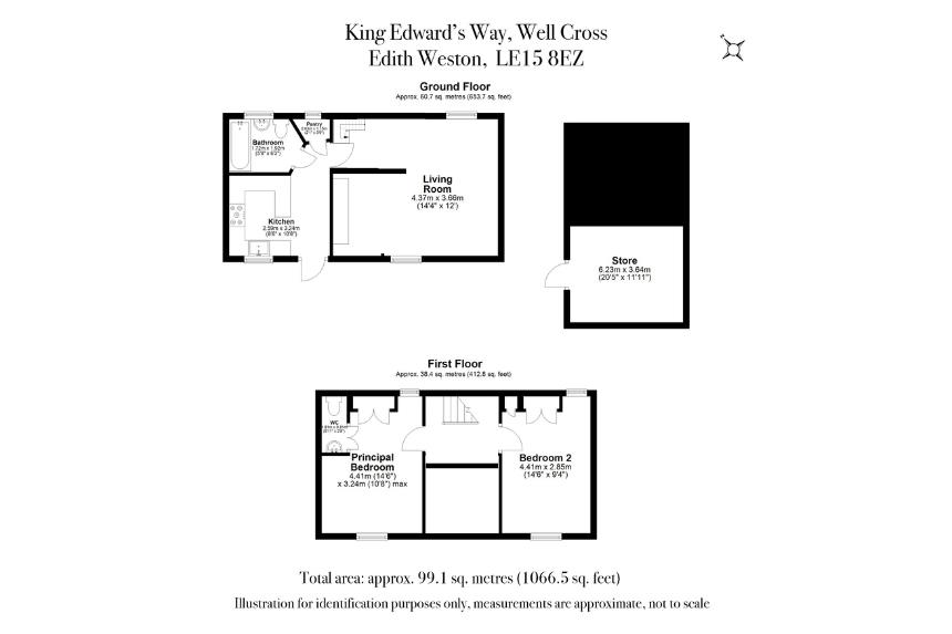 24, King Edwards Way, Edith Weston Oakham floorplan