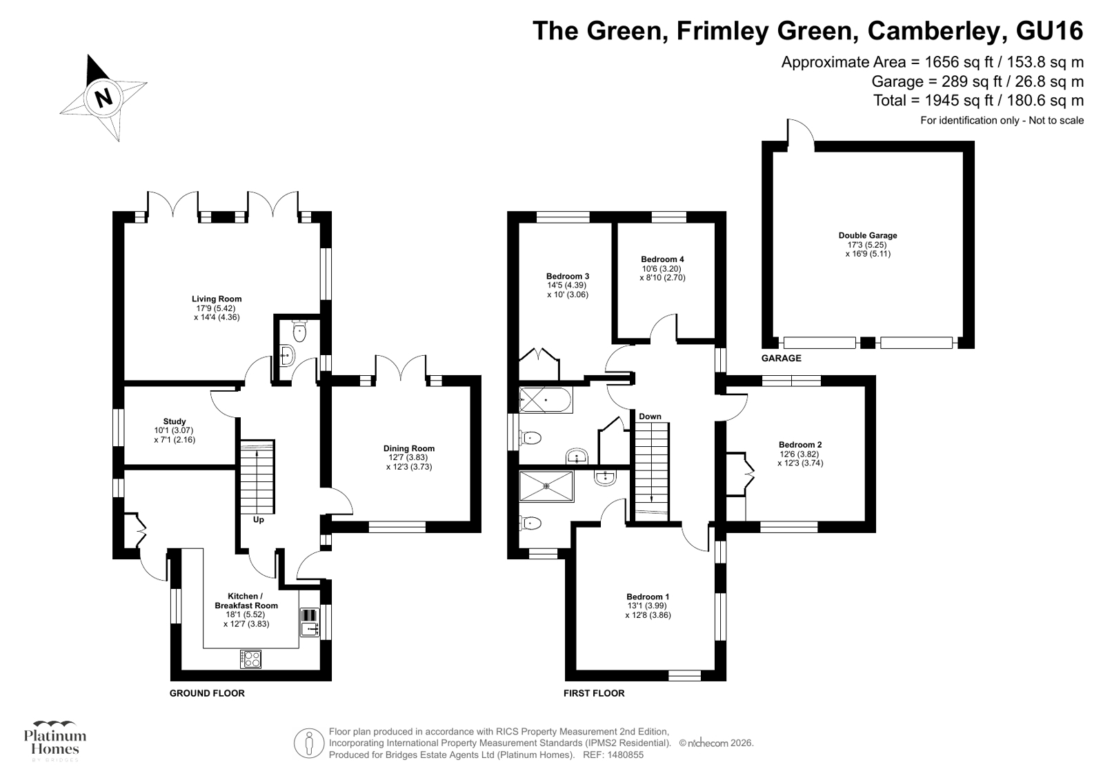 2C,, The Green, Camberley floorplan