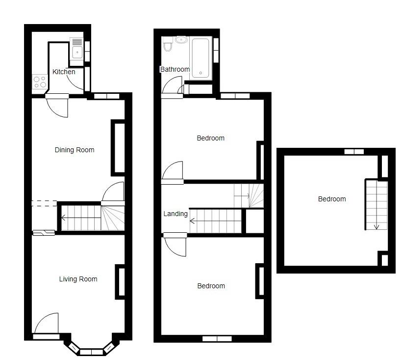 3 Bedrooms Terraced house for sale in Derbyshire Lane, Hucknall, Nottinghamshire NG15