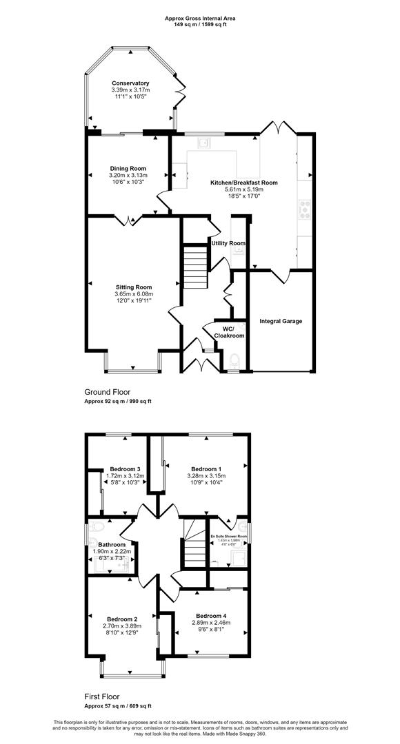 14, Bryony Gardens, Gillingham floorplan