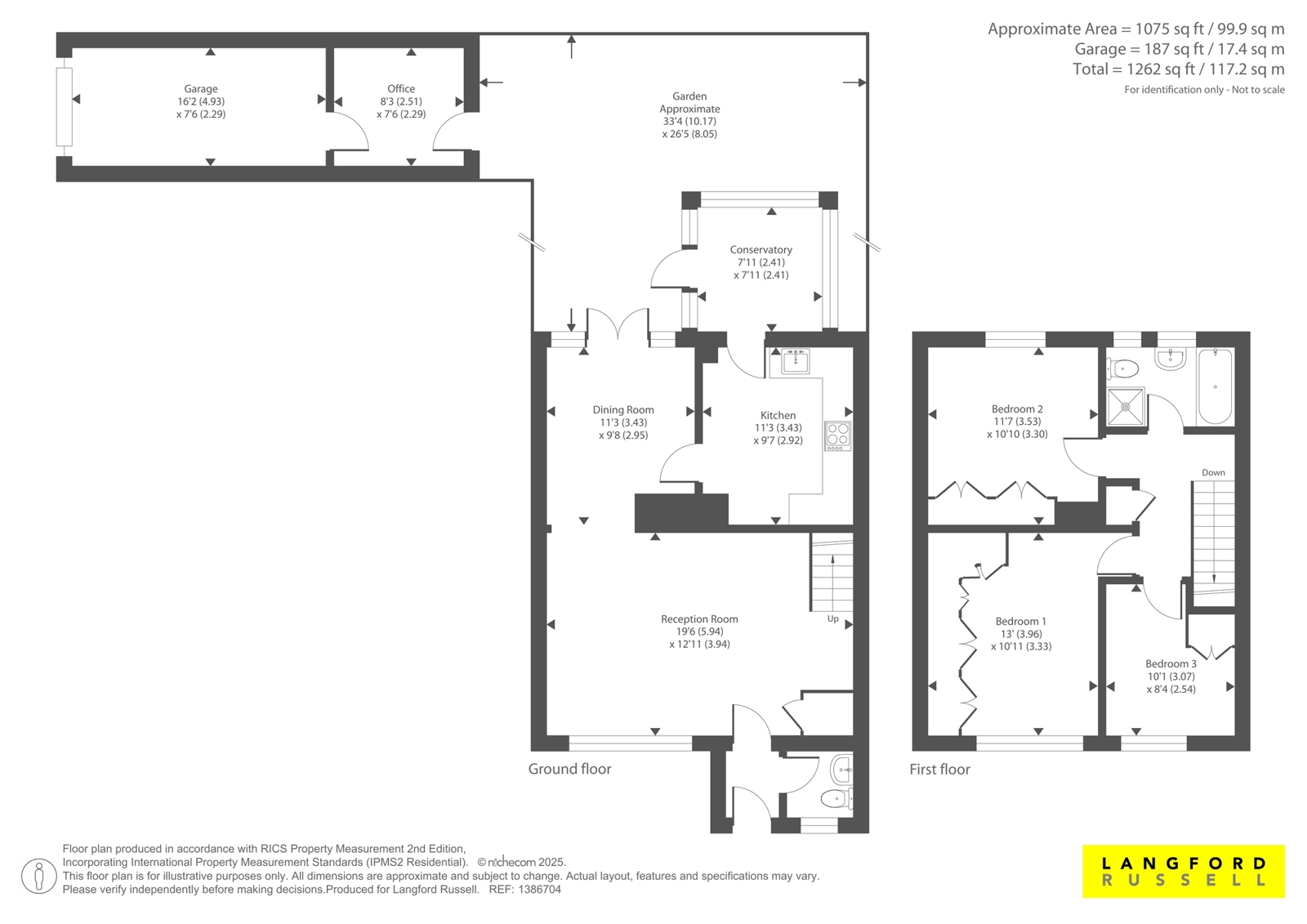 6, St. Giles Close, Orpington floorplan