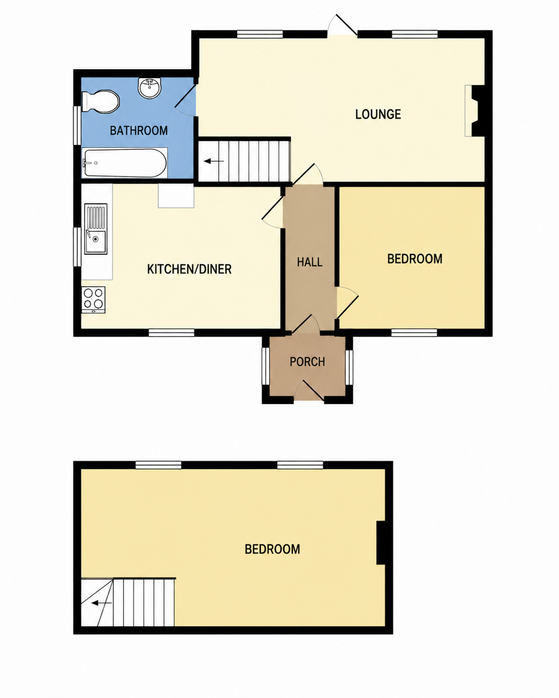 Holly Cottage, Church Road, Great Yarmouth floorplan