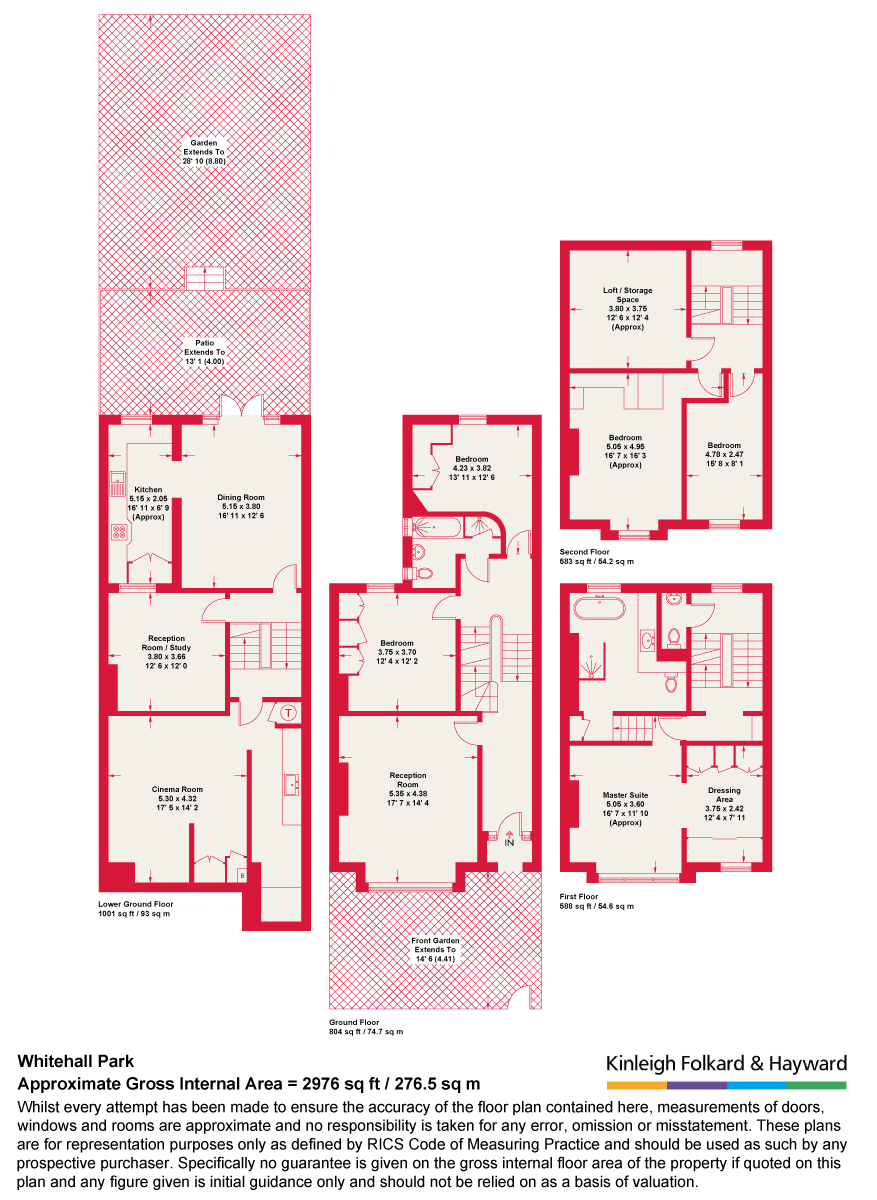 76, Whitehall Park, London floorplan