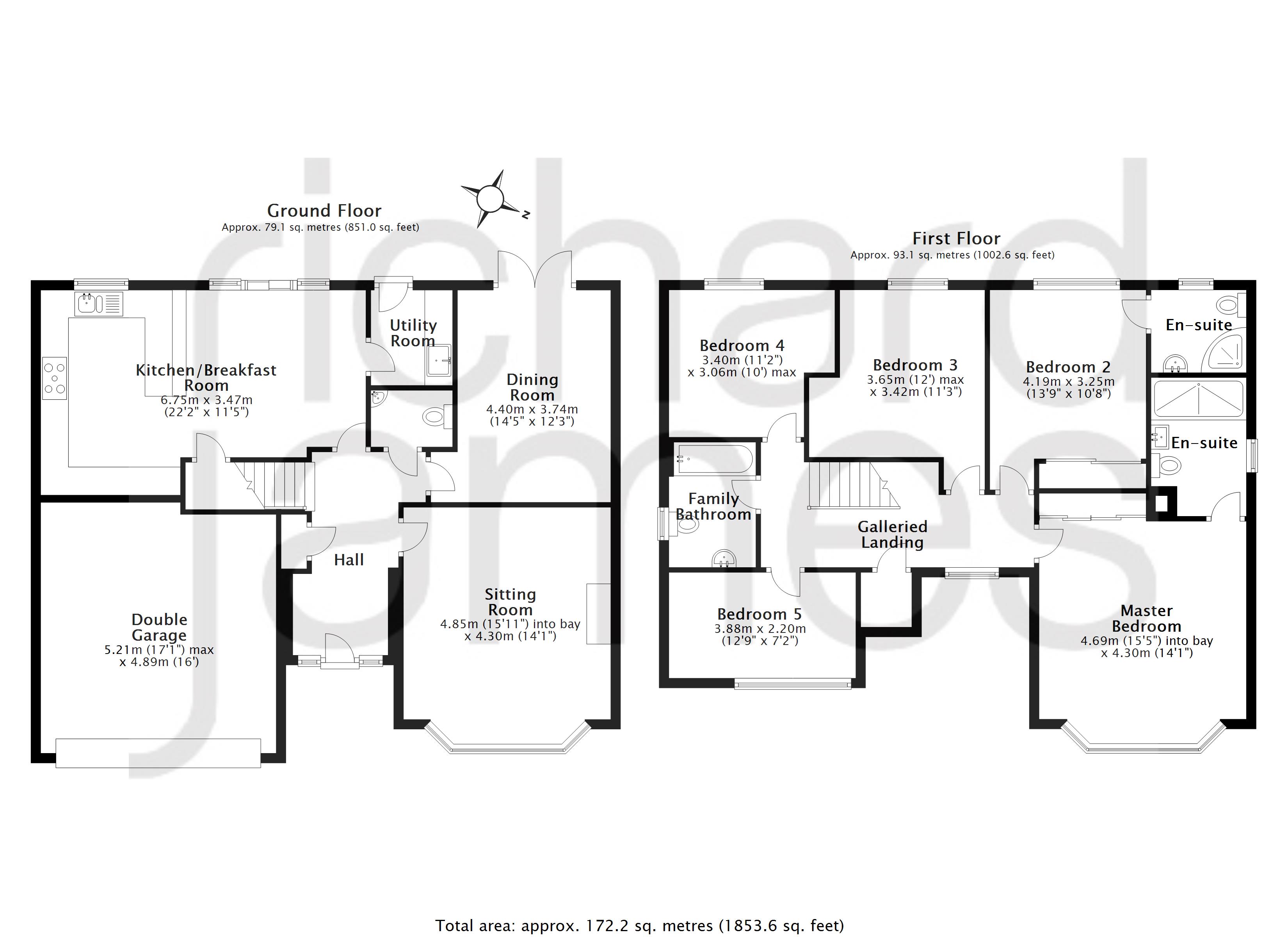 5 Bedrooms Detached house for sale in Biddestone Avenue, Coate, Swindon SN3