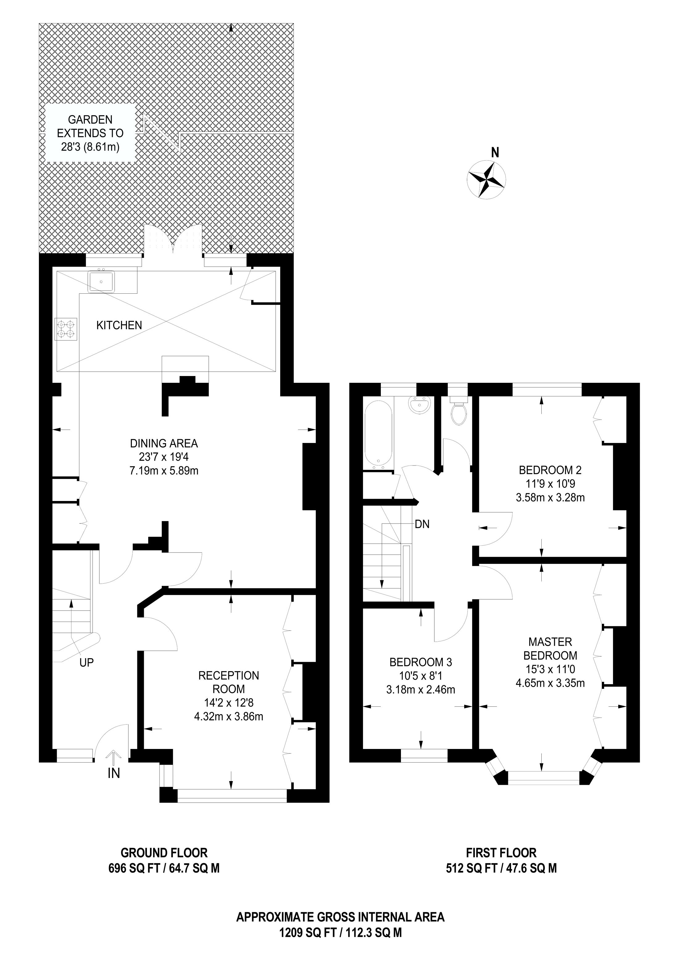 3 Bedrooms Terraced house for sale in Eastway, Morden SM4