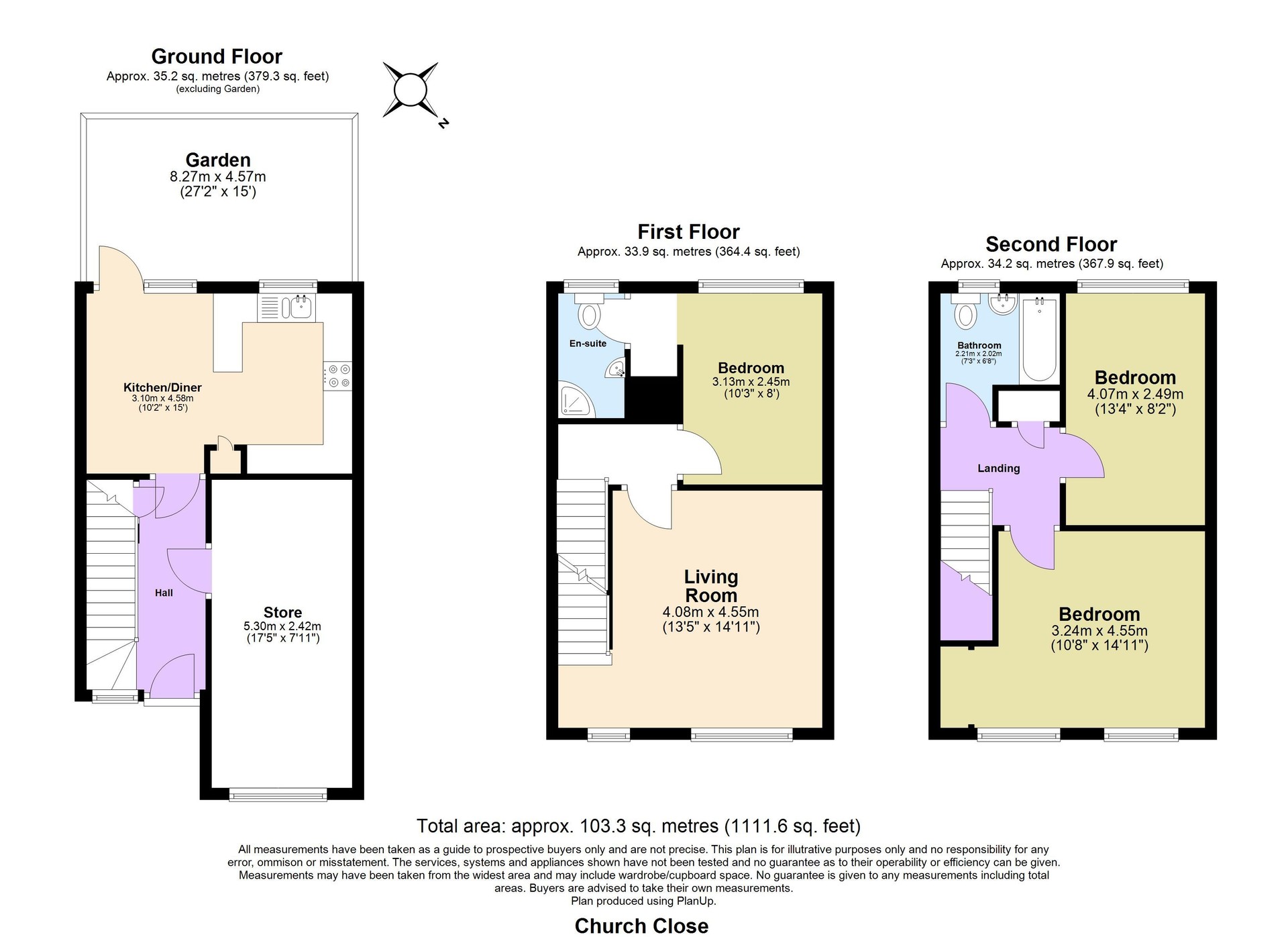 11, Church Close, Loughton floorplan