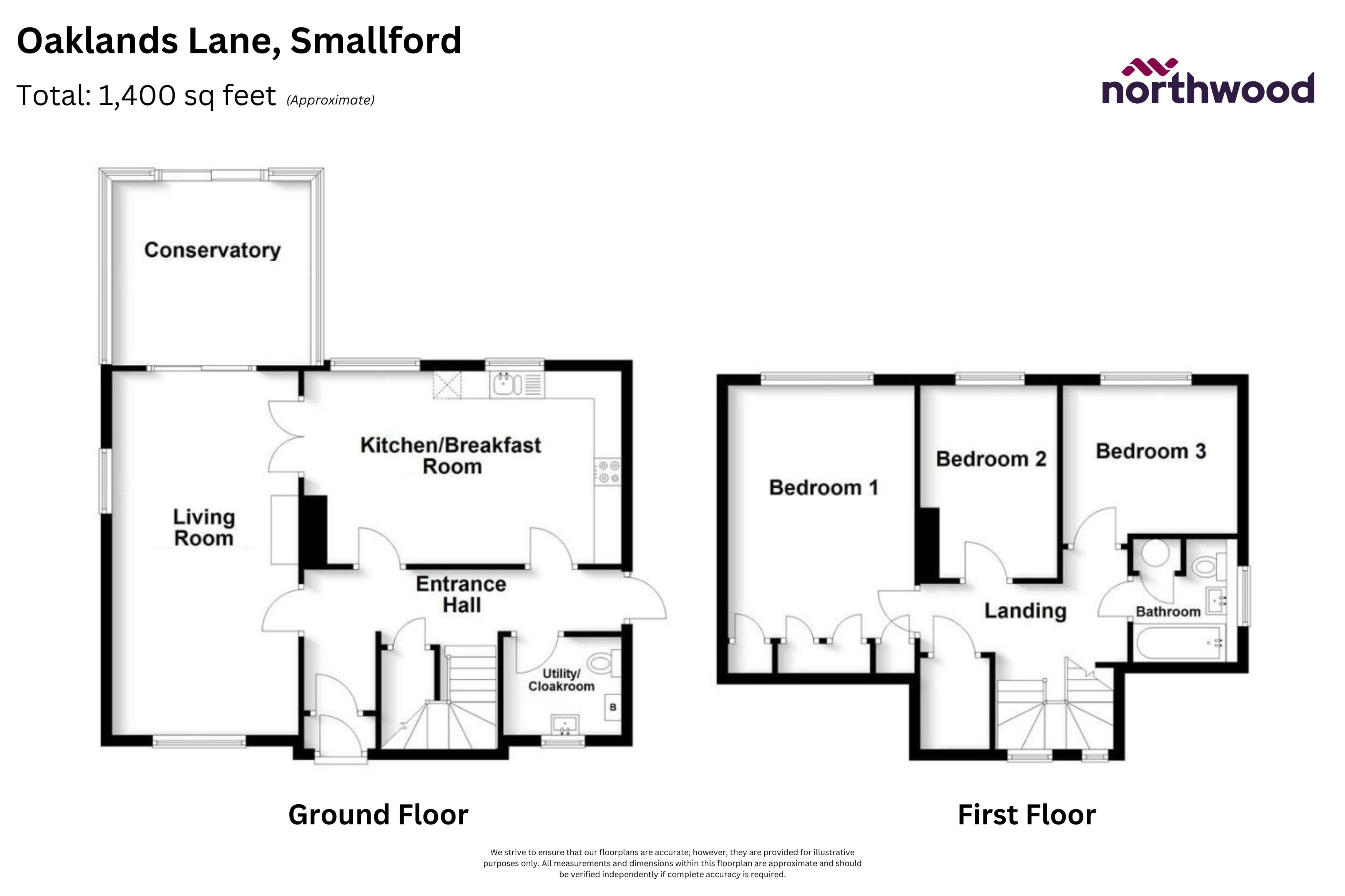 58, Oaklands Lane, St Albans floorplan