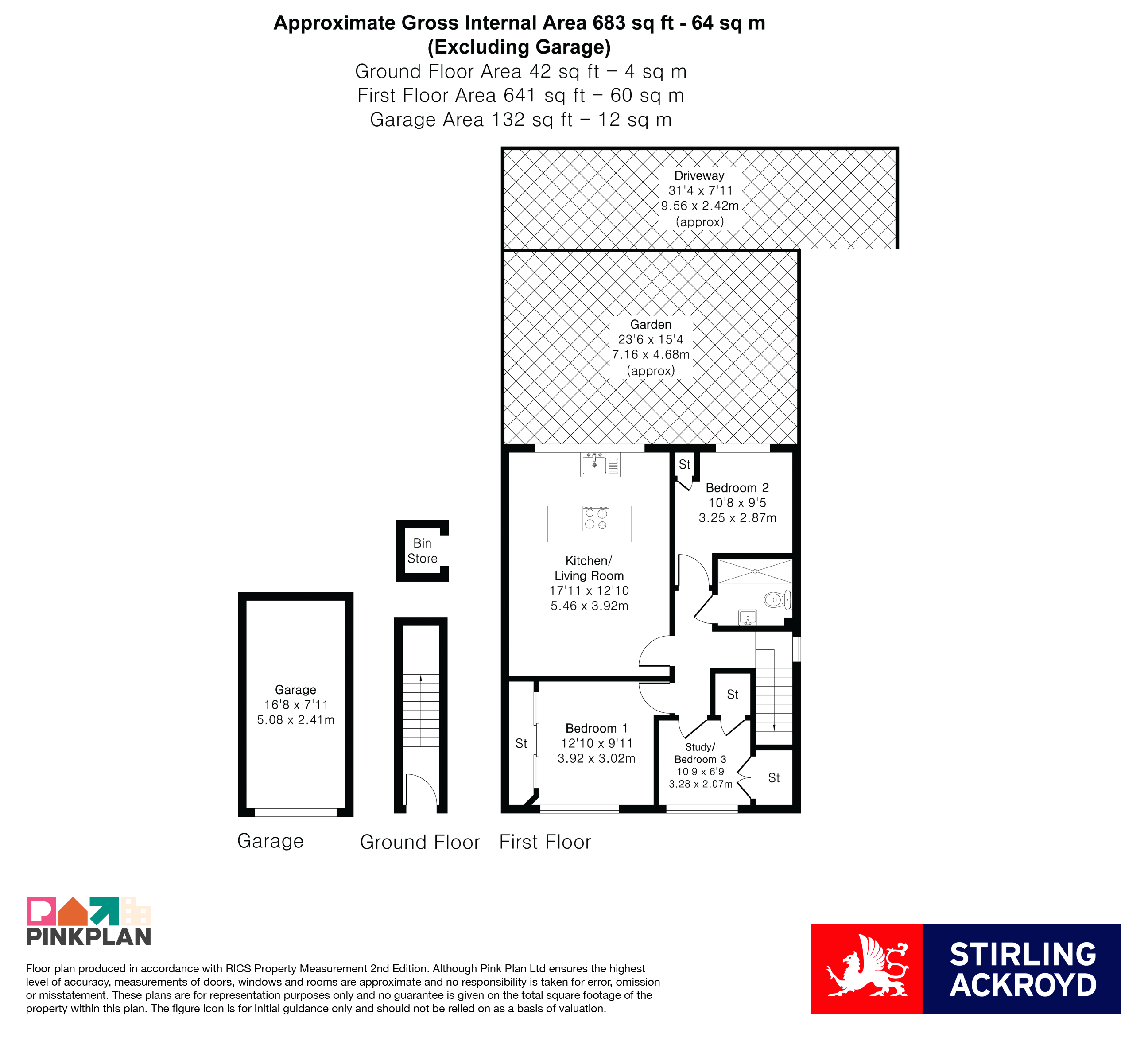 12A, Ashgrove Road, Surrey floorplan