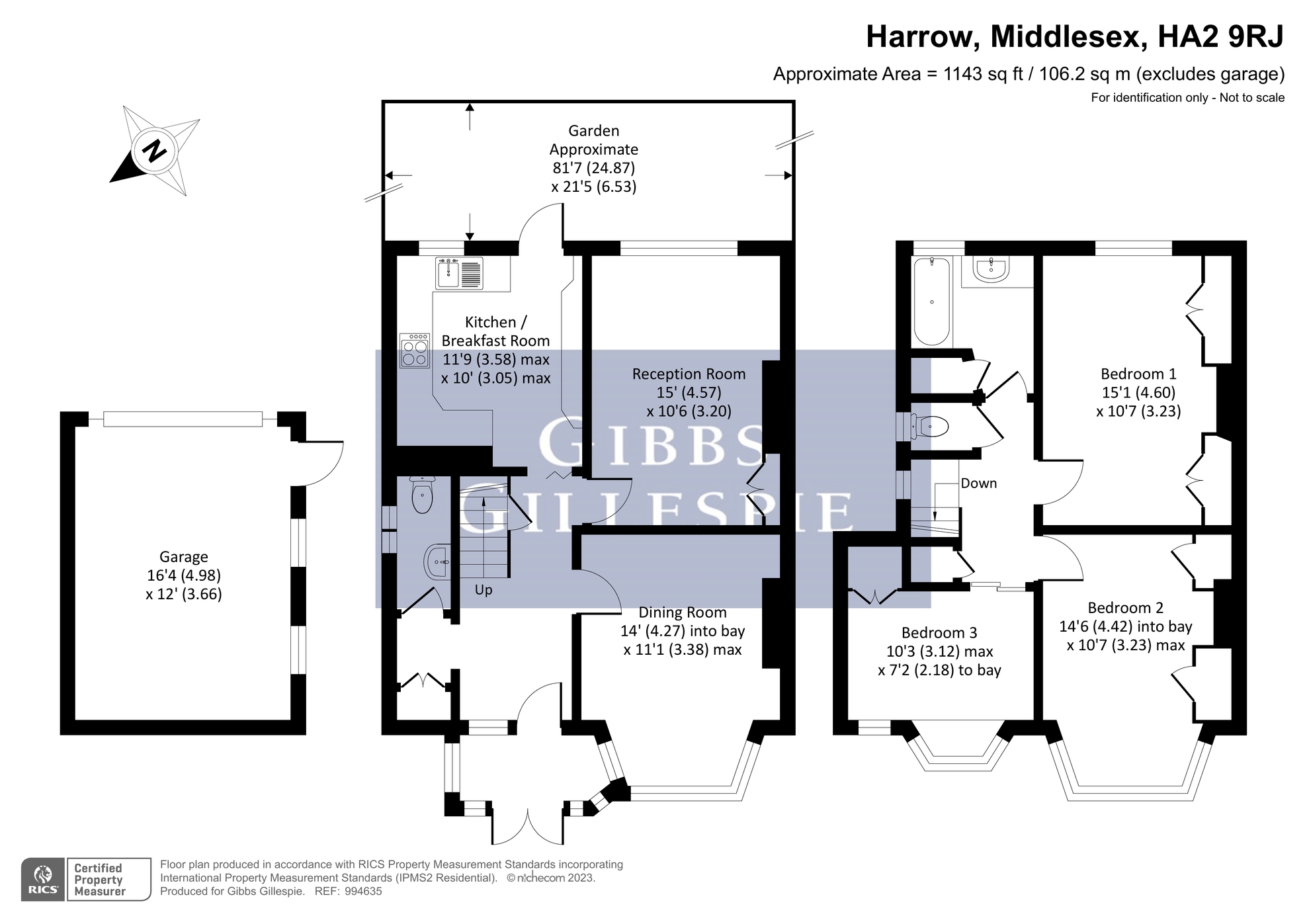 Yeading Avenue, Harrow, Middlesex HA2, 3 bedroom end terrace house for