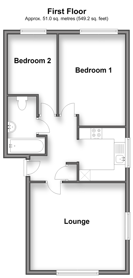 Cornwall Road, Ventnor floorplan