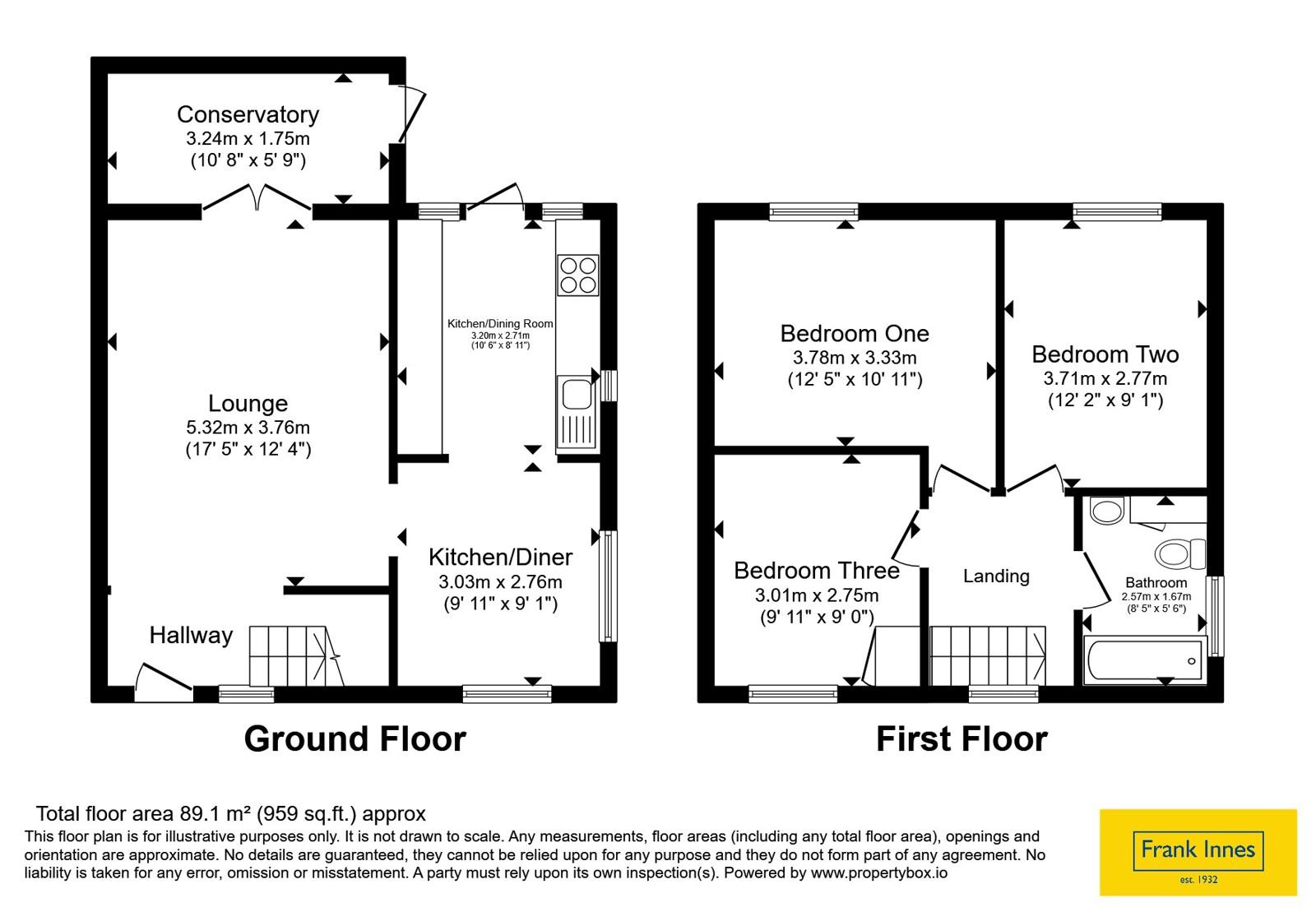 34, Davies Avenue, Nottinghamshire floorplan