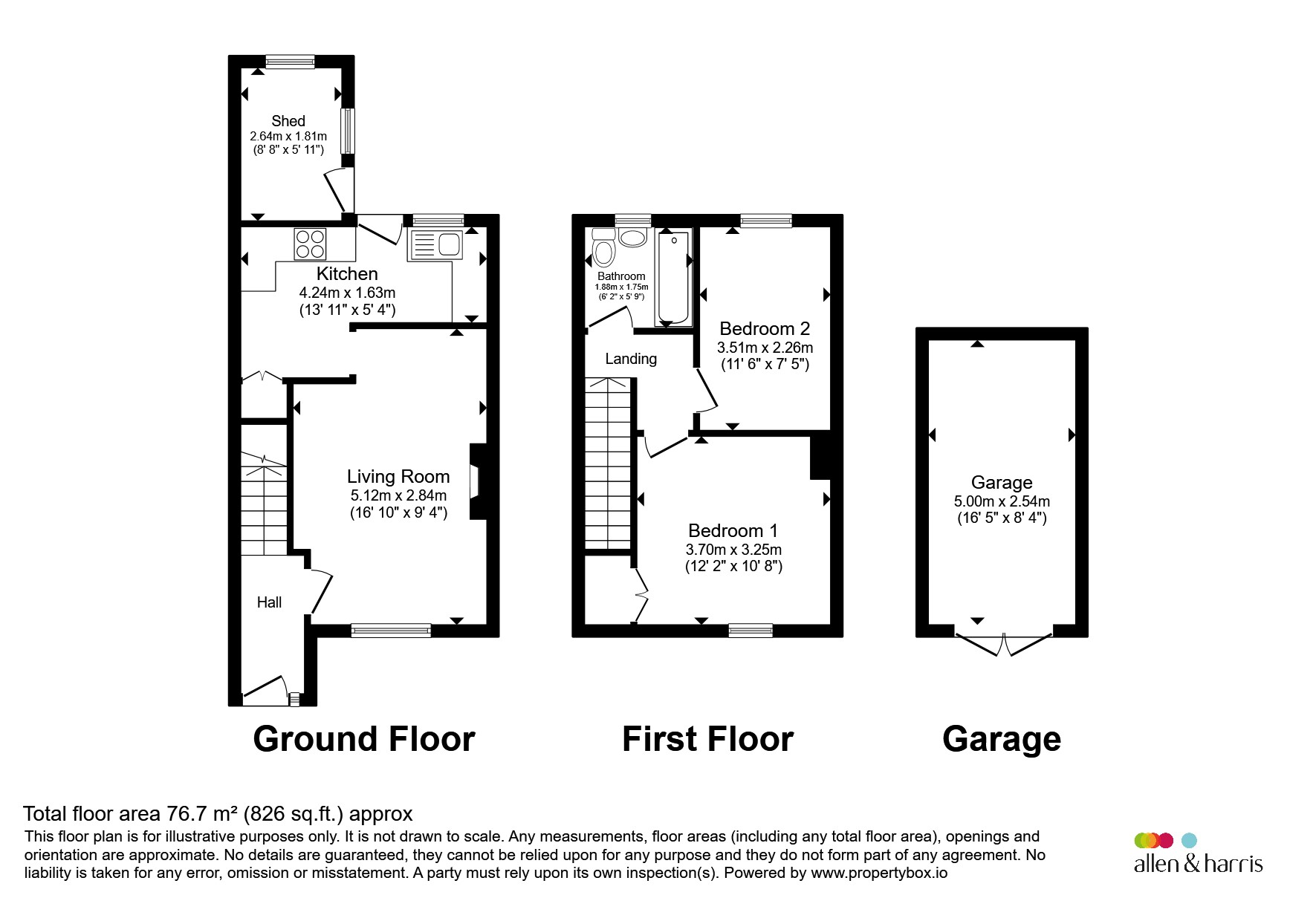 19, Parsons Mead, Abingdon floorplan