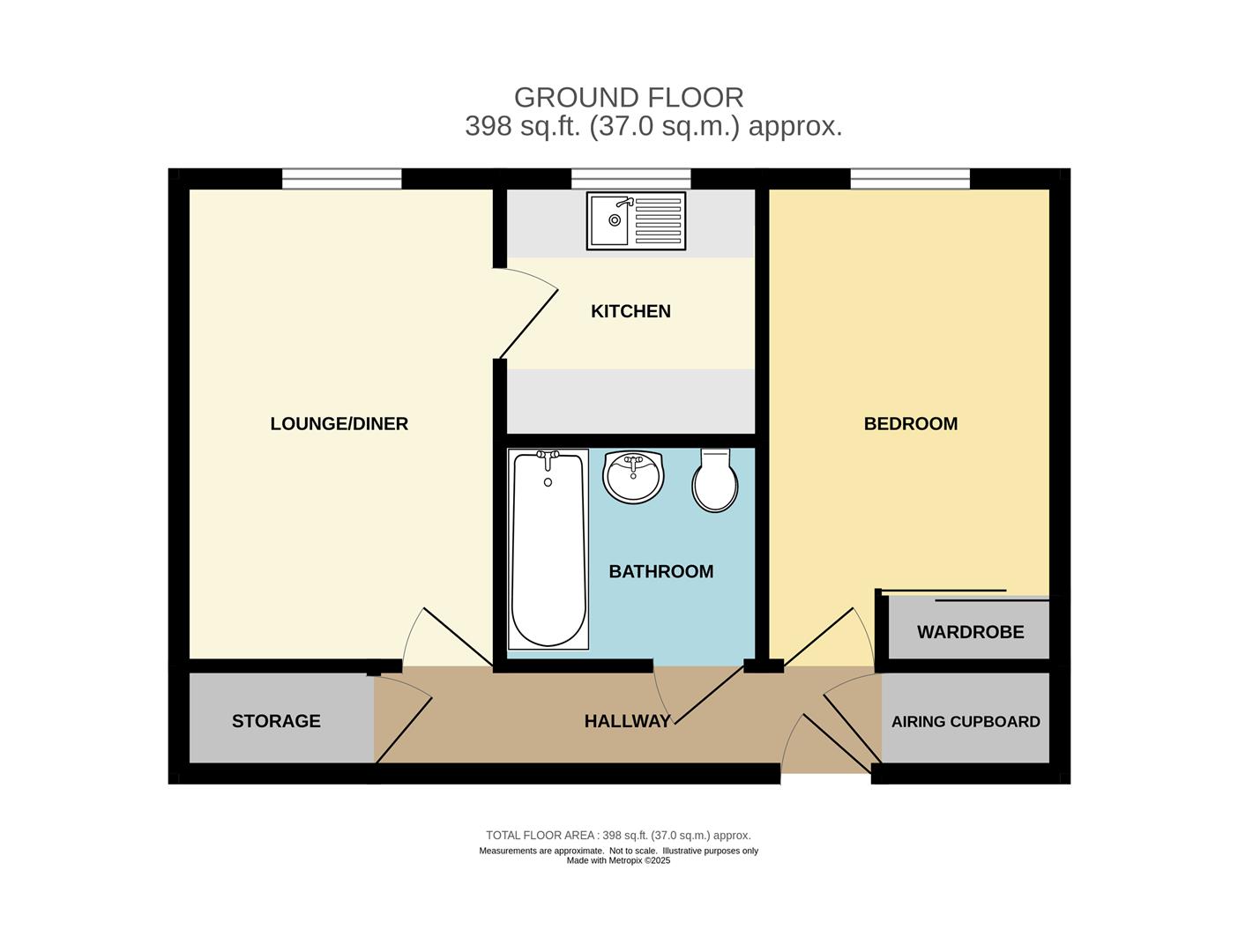 12 Clareston Court, Station Road, Tenby floorplan