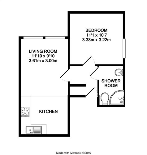 1 Bedrooms Maisonette to rent in Queens Road, Farnborough, Hampshire GU14