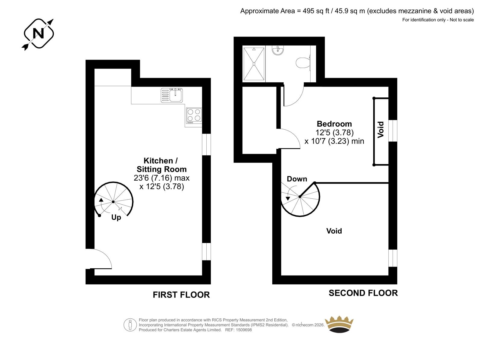 2 Old Chapel Mews,, South Square, Fareham floorplan