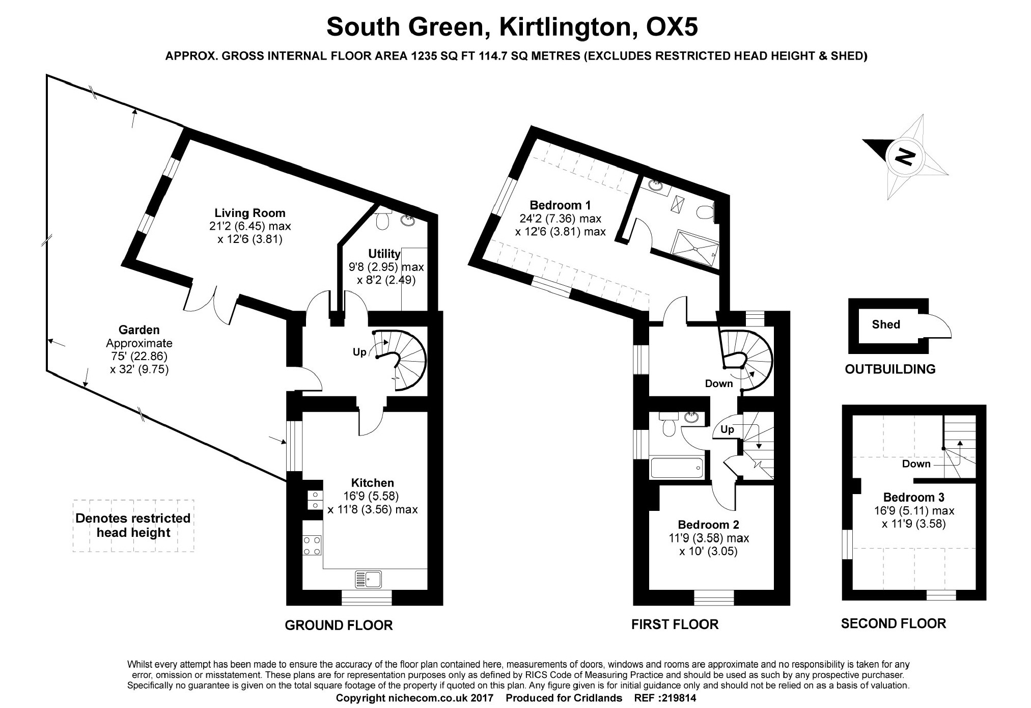 3 Bedrooms Cottage for sale in South Green, Kirtlington, Oxfordshire OX5