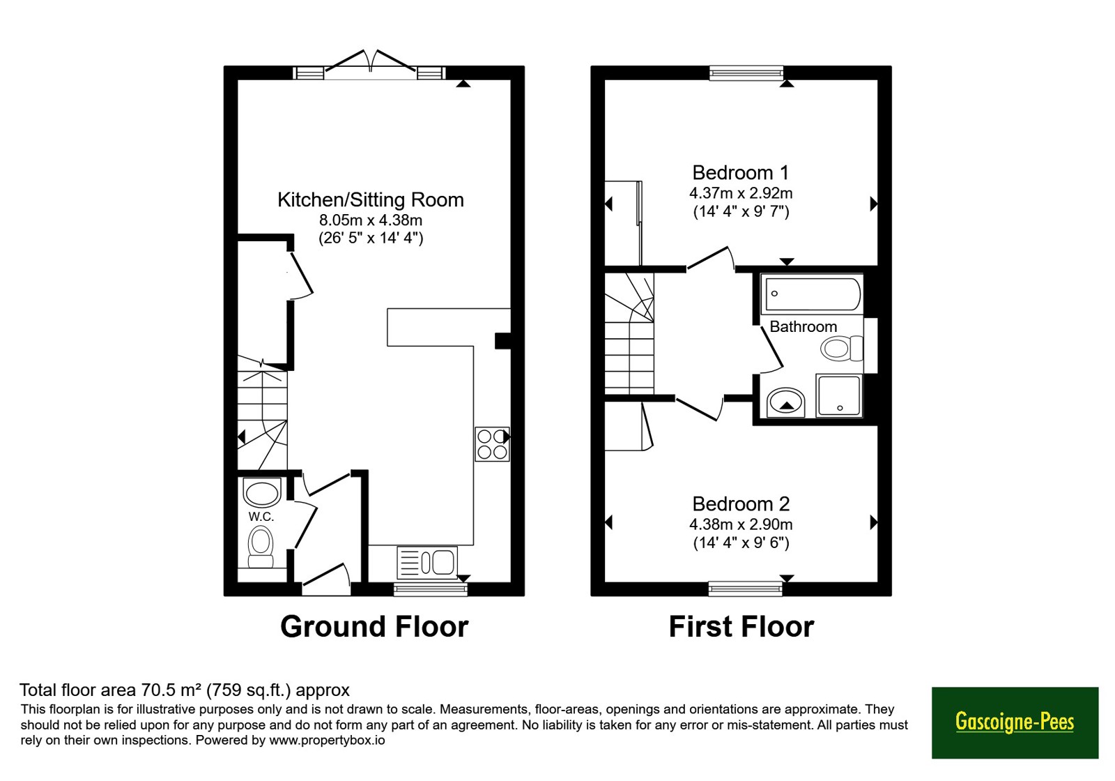 16, Farrier Lane, Surrey floorplan