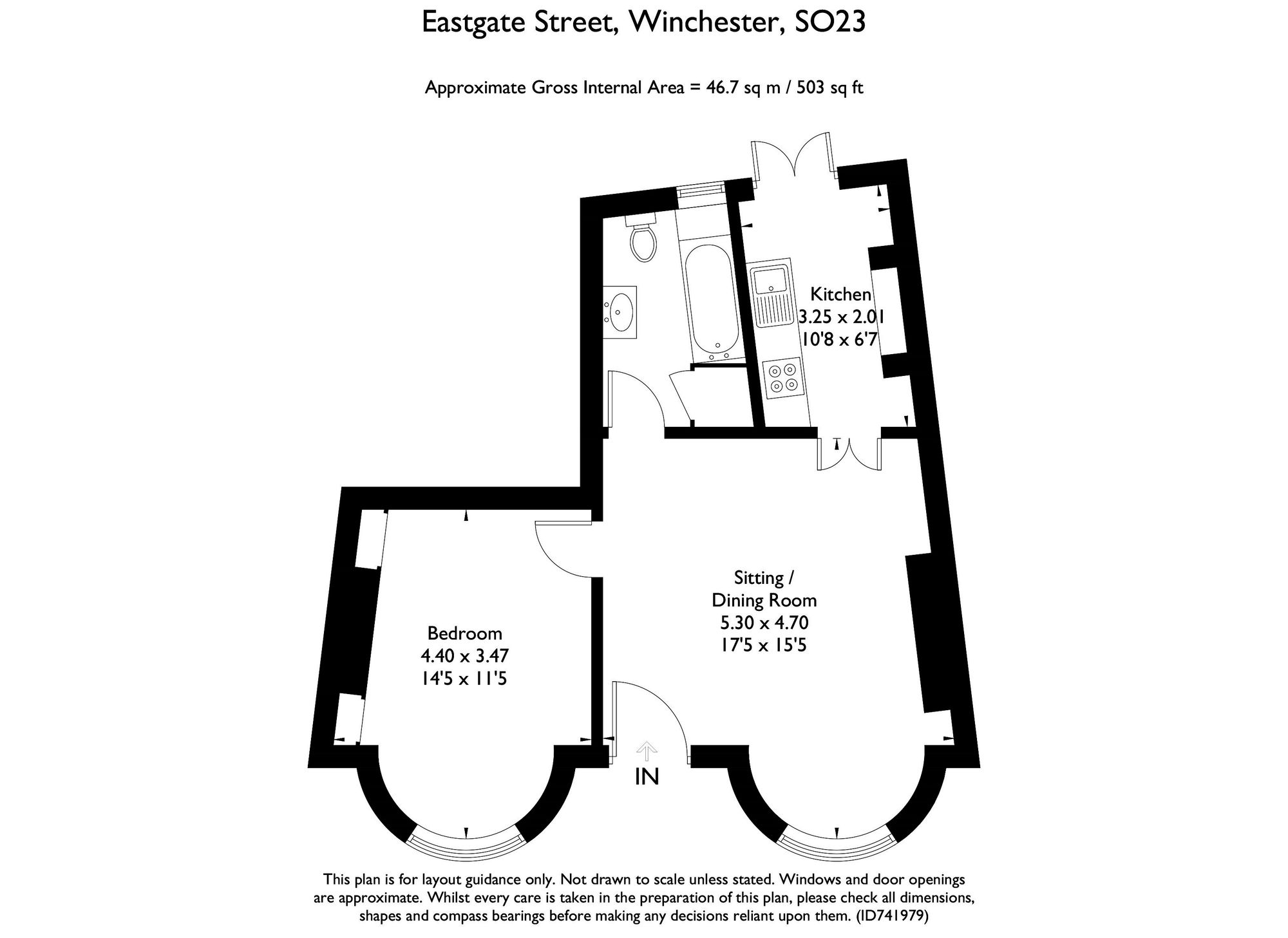 8 Eastgate Street, Winchester floorplan