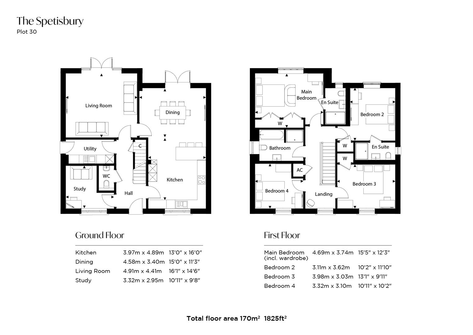 Plot 30, The Spetisbury, Fiddleford Ridge, Sturminster Newton floorplan