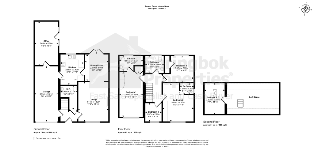 5, New Lodge, Wigan floorplan