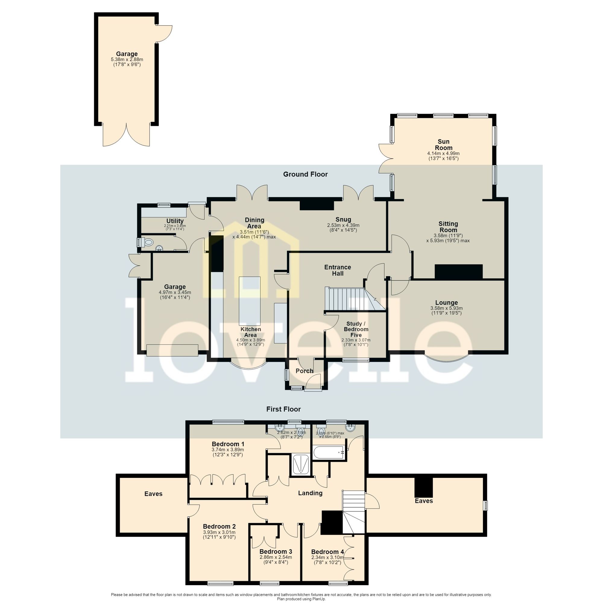 Tealby Vale South View Lane, Louth floorplan