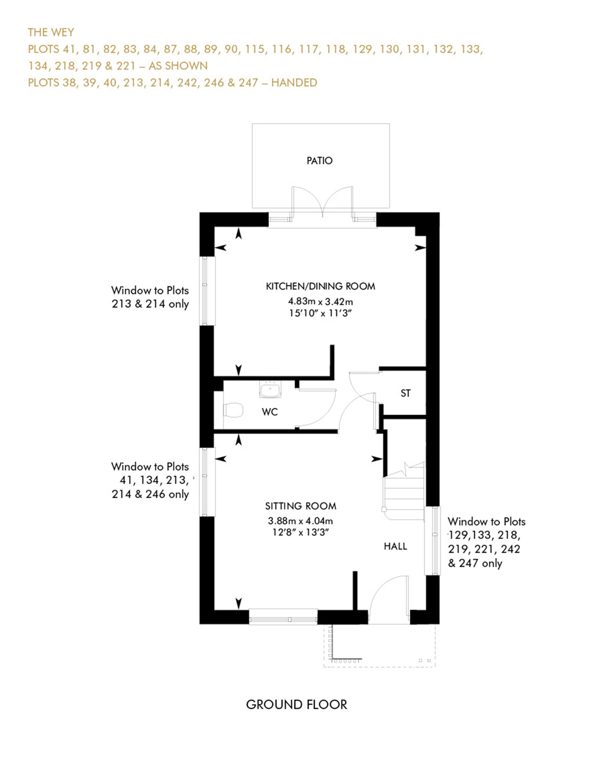 "Wey" at Aarons Hill, Godalming GU7, 2 bedroom semidetached house for sale 61147546